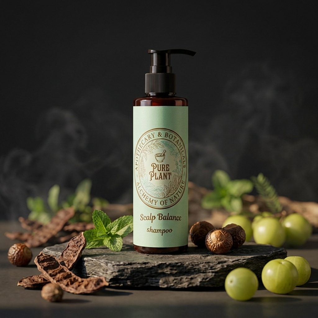 Pure Plant Scalp Balance Bottle Editorial Showcase